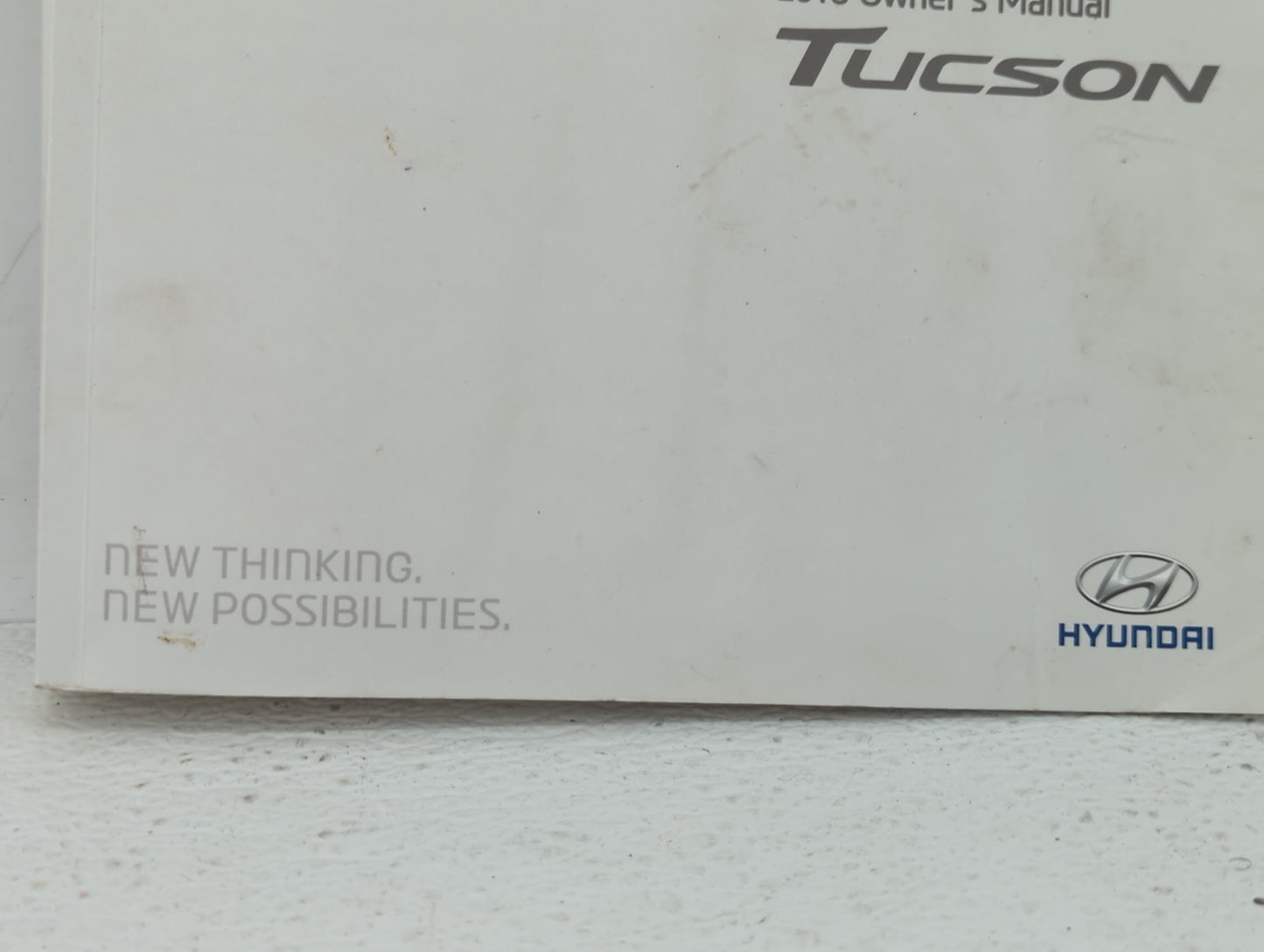 2016 Hyundai Tucson Owners Manual Book Guide OEM Used Auto Parts - Oemusedautoparts1.com