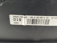 2016-2017 Hyundai Tucson Instrument Cluster Speedometer Gauges P/N:94001-D3180 Fits Fits 2016 2017 OEM Used Auto Parts - Oem