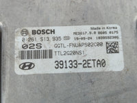 2016-2018 Hyundai Tucson PCM Engine Control Computer ECU ECM PCU OEM P/N:39133-2ETA0 Fits Fits 2016 2017 2018 OEM Used Auto 