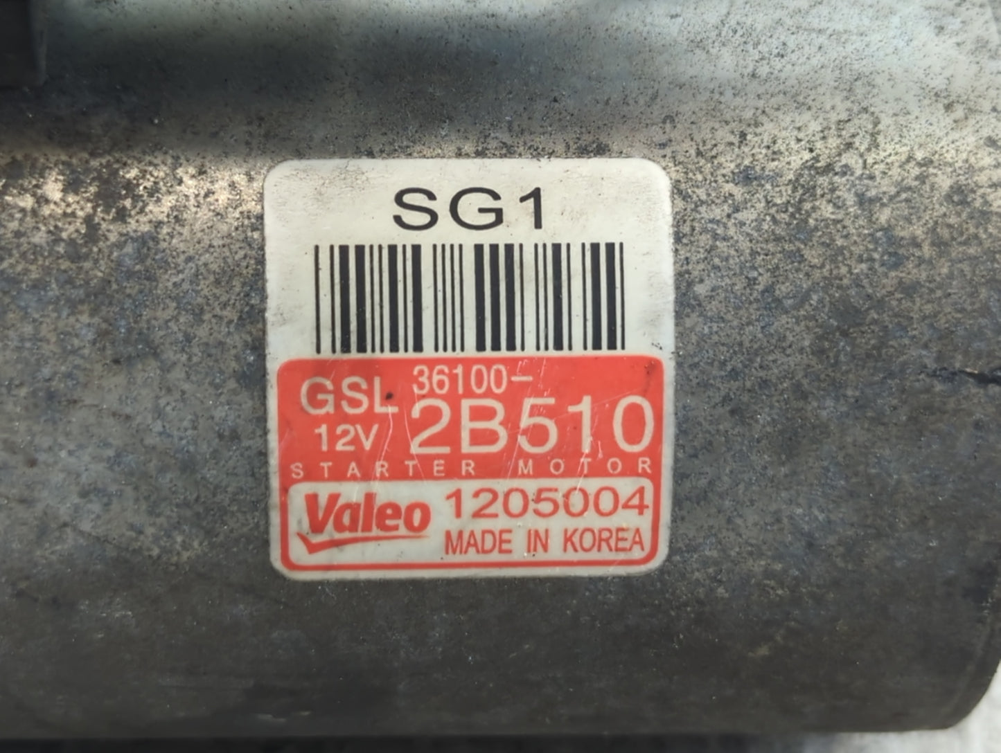 2016-2018 Hyundai Tucson Car Starter Motor Solenoid OEM P/N:1205004 36100-2B510 Fits OEM Used Auto Parts - Oemusedautoparts1