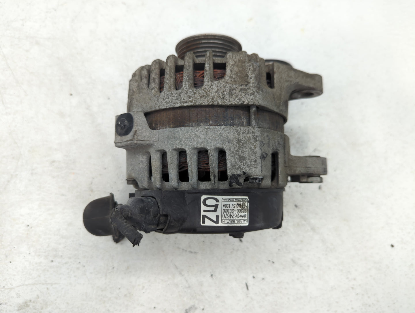 2016-2021 Hyundai Tucson Alternator Replacement Generator Charging Assembly Engine OEM P/N:2624670 37300-2E820 Fits OEM Used