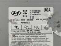 2016-2018 Hyundai Tucson Am Fm Cd Player Radio Receiver - Oemusedautoparts1.com