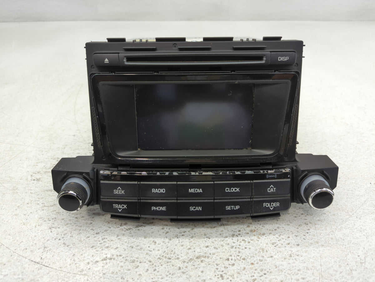 2016-2017 Hyundai Tucson Am Fm Cd Player Radio Receiver 744304 - Oemusedautoparts1.com
