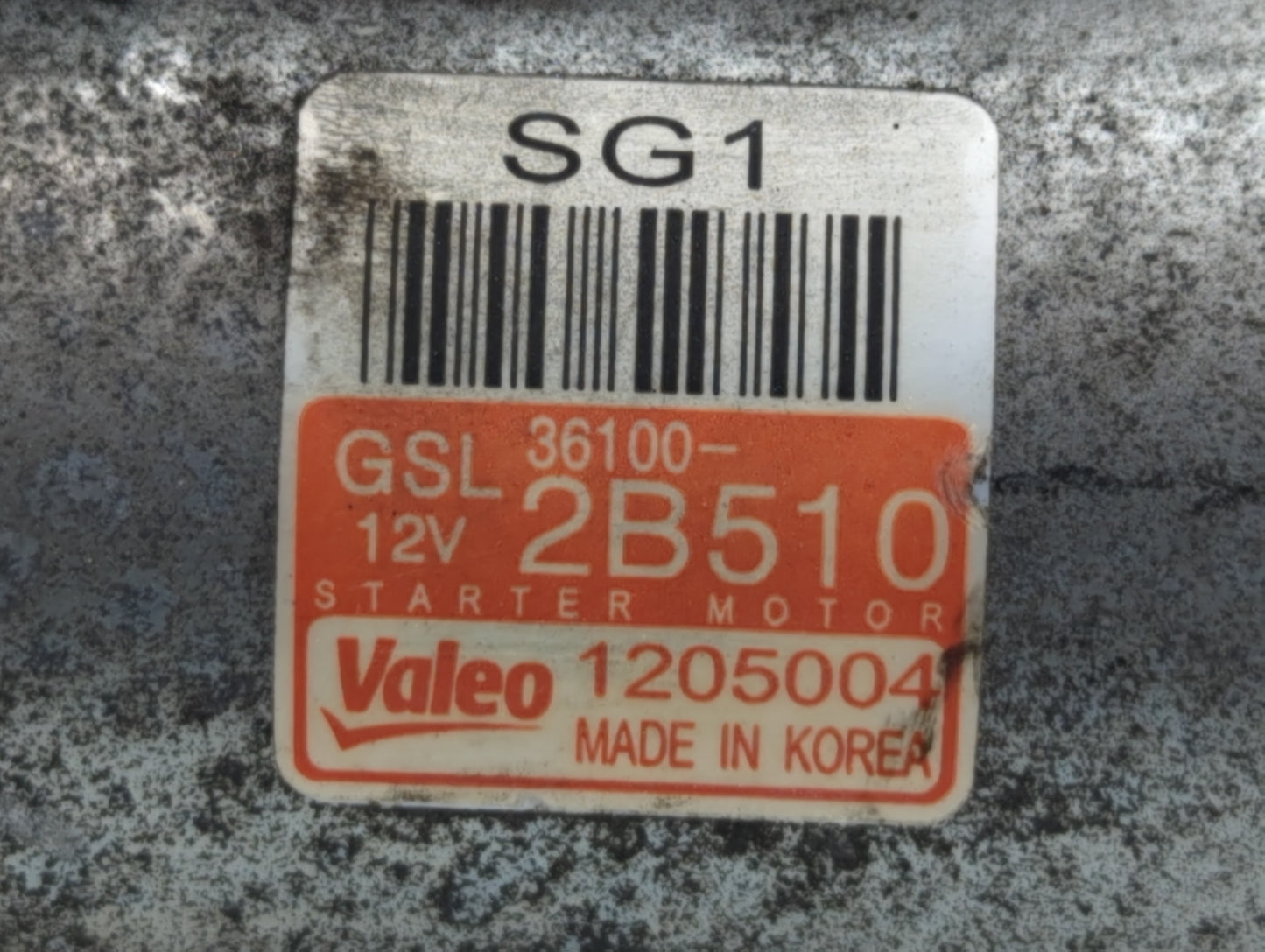2016-2018 Hyundai Tucson Car Starter Motor Solenoid OEM P/N:1205004 36100-2B510 Fits OEM Used Auto Parts - Oemusedautoparts1