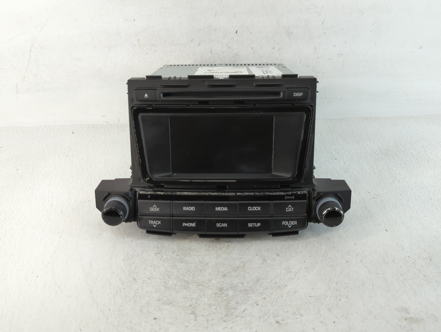 2016-2017 Hyundai Tucson Radio AM FM Cd Player Receiver Replacement P/N:96180-D31004X Fits Fits 2016 2017 OEM Used Auto Part