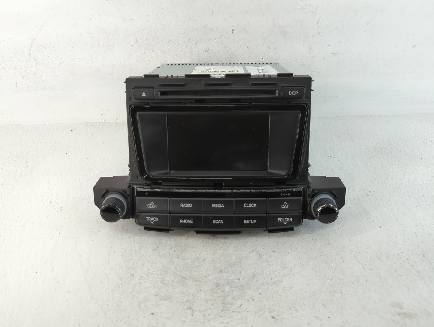 2016-2017 Hyundai Tucson Radio AM FM Cd Player Receiver Replacement P/N:96180-D31004X Fits Fits 2016 2017 OEM Used Auto Part