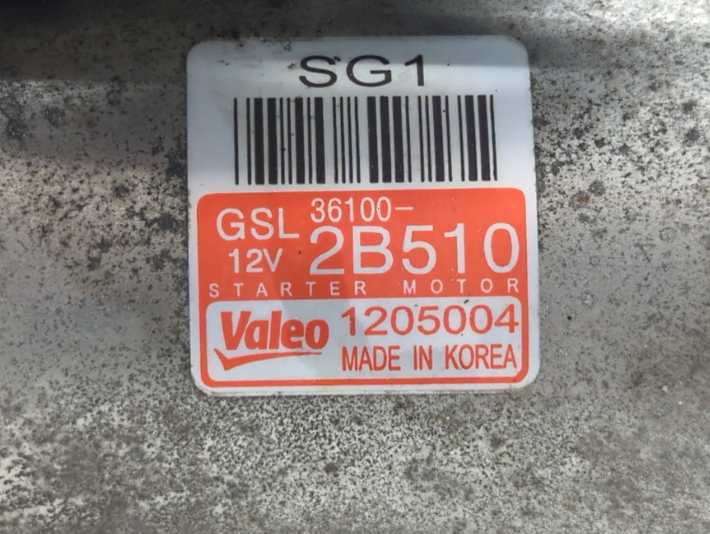 2016-2018 Hyundai Tucson Car Starter Motor Solenoid OEM P/N:36100-2B510 Fits OEM Used Auto Parts - Oemusedautoparts1.com