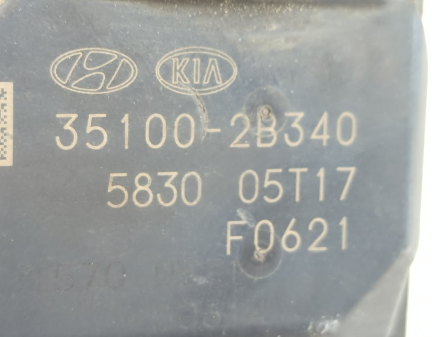 2016-2018 Hyundai Tucson Throttle Body P/N:35100-2B340 Fits Fits 2015 2016 2017 2018 2019 2020 2021 2022 OEM Used Auto Parts