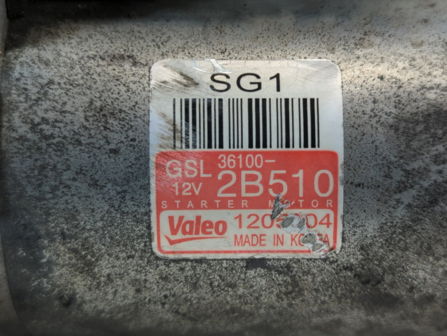 2016-2018 Hyundai Tucson Car Starter Motor Solenoid OEM P/N:36100-2B510 Fits OEM Used Auto Parts - Oemusedautoparts1.com