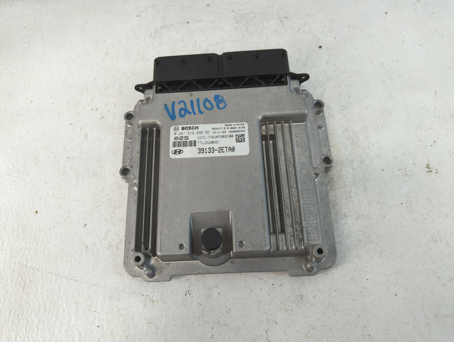 2016-2018 Hyundai Tucson PCM Engine Control Computer ECU ECM PCU OEM P/N:39133-2ETA0 Fits Fits 2016 2017 2018 OEM Used Auto 