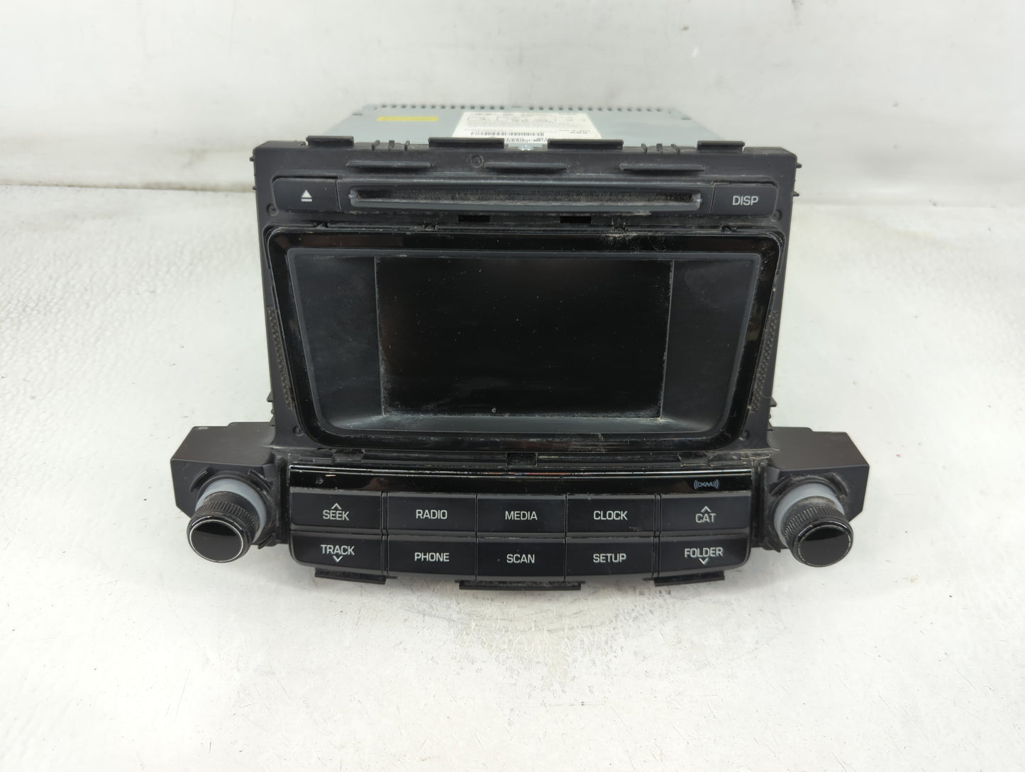 2016-2017 Hyundai Tucson Radio AM FM Cd Player Receiver Replacement P/N:96180-D31004X Fits Fits 2016 2017 OEM Used Auto Part
