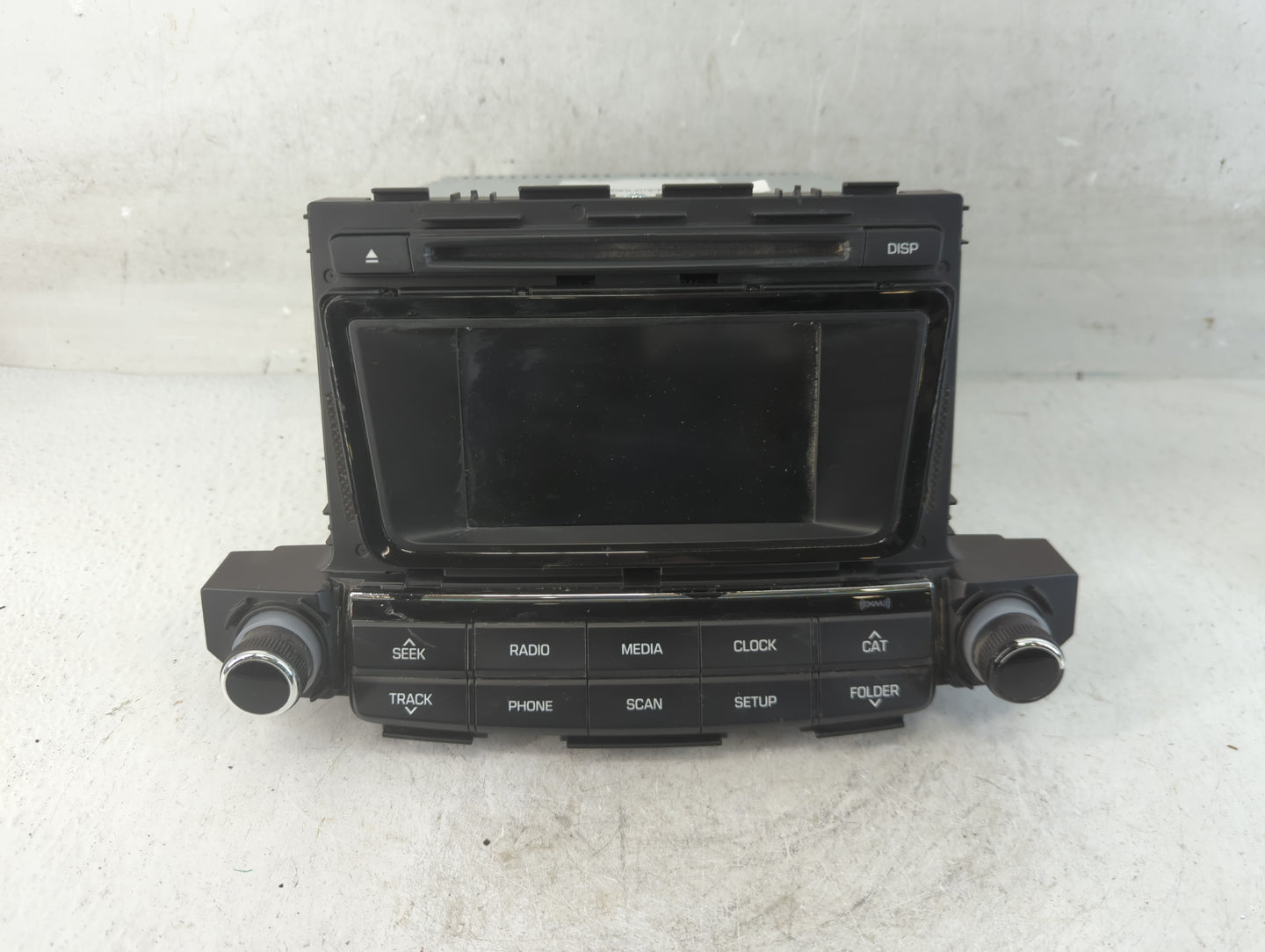 2016-2017 Hyundai Tucson Radio AM FM Cd Player Receiver Replacement P/N:96180-D31004X Fits Fits 2016 2017 OEM Used Auto Part