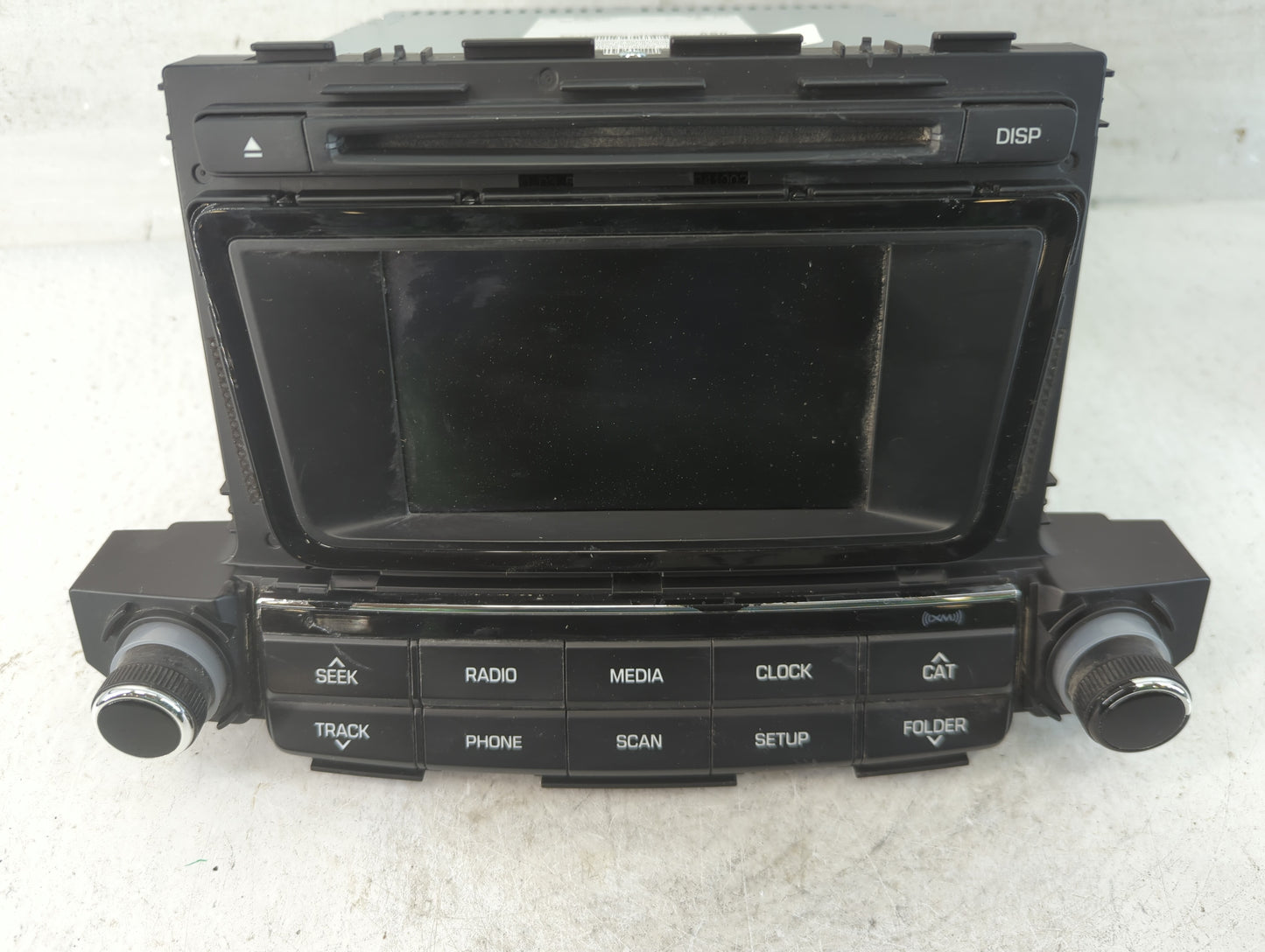 2016-2017 Hyundai Tucson Radio AM FM Cd Player Receiver Replacement P/N:96180-D31004X Fits Fits 2016 2017 OEM Used Auto Part