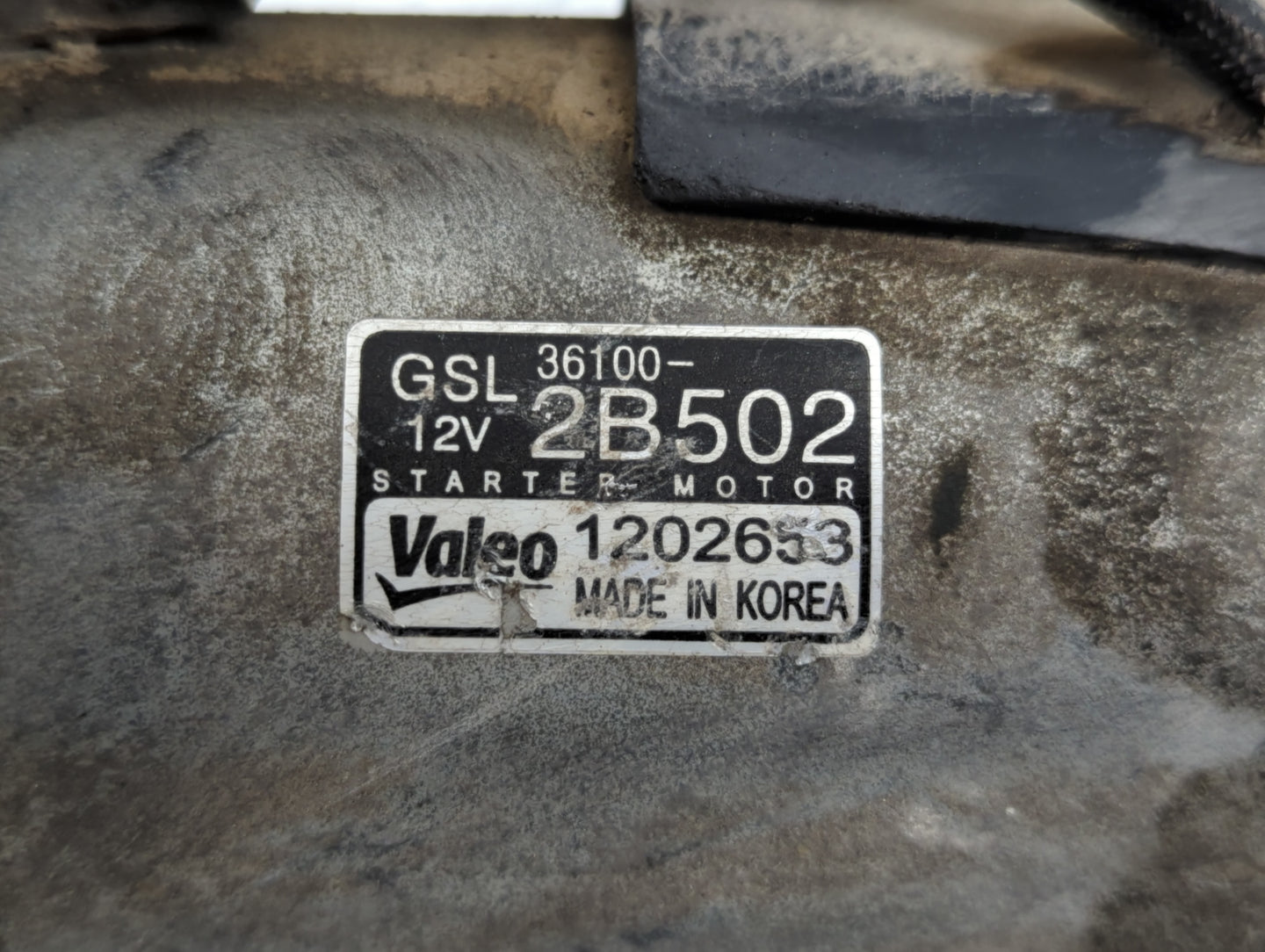 2012-2020 Hyundai Veloster Car Starter Motor Solenoid OEM P/N:36100-2B502 Fits OEM Used Auto Parts - Oemusedautoparts1.com