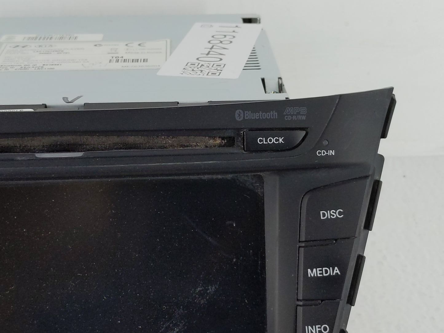 2014-2017 Hyundai Veloster Radio AM FM Cd Player Receiver Replacement P/N:96560-2V731 Fits Fits 2014 2015 2016 2017 OEM Used