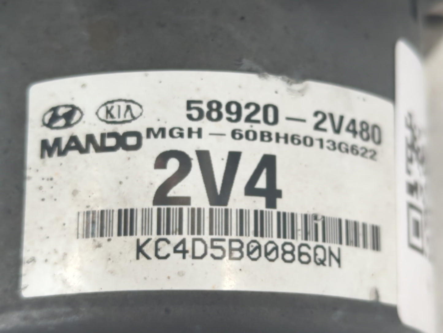 2015-2017 Hyundai Veloster ABS Pump Control Module Replacement P/N:58920-2V480 Fits Fits 2015 2016 2017 OEM Used Auto Parts 