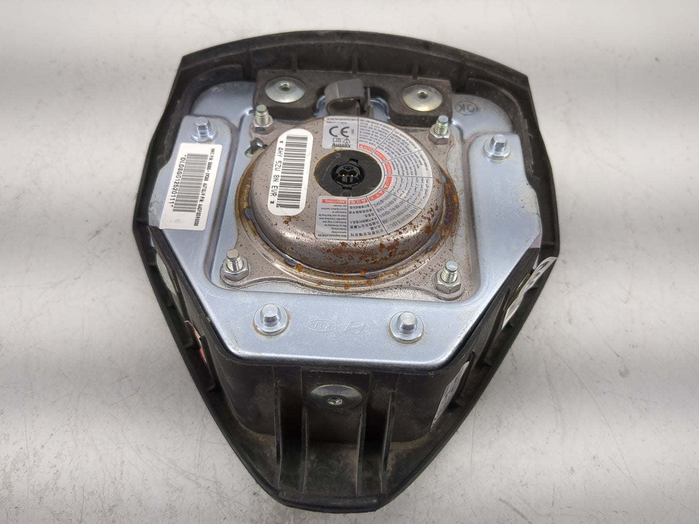 2012-2017 Hyundai Veloster Air Bag Driver Left Steering Wheel Mounted Fits Fits 2012 2013 2014 2015 2016 2017 OEM Used Auto 