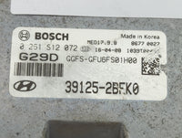 2016-2017 Hyundai Veloster PCM Engine Control Computer ECU ECM PCU OEM P/N:39125-2BFK0 0261S12072 Fits Fits 2016 2017 OEM Us