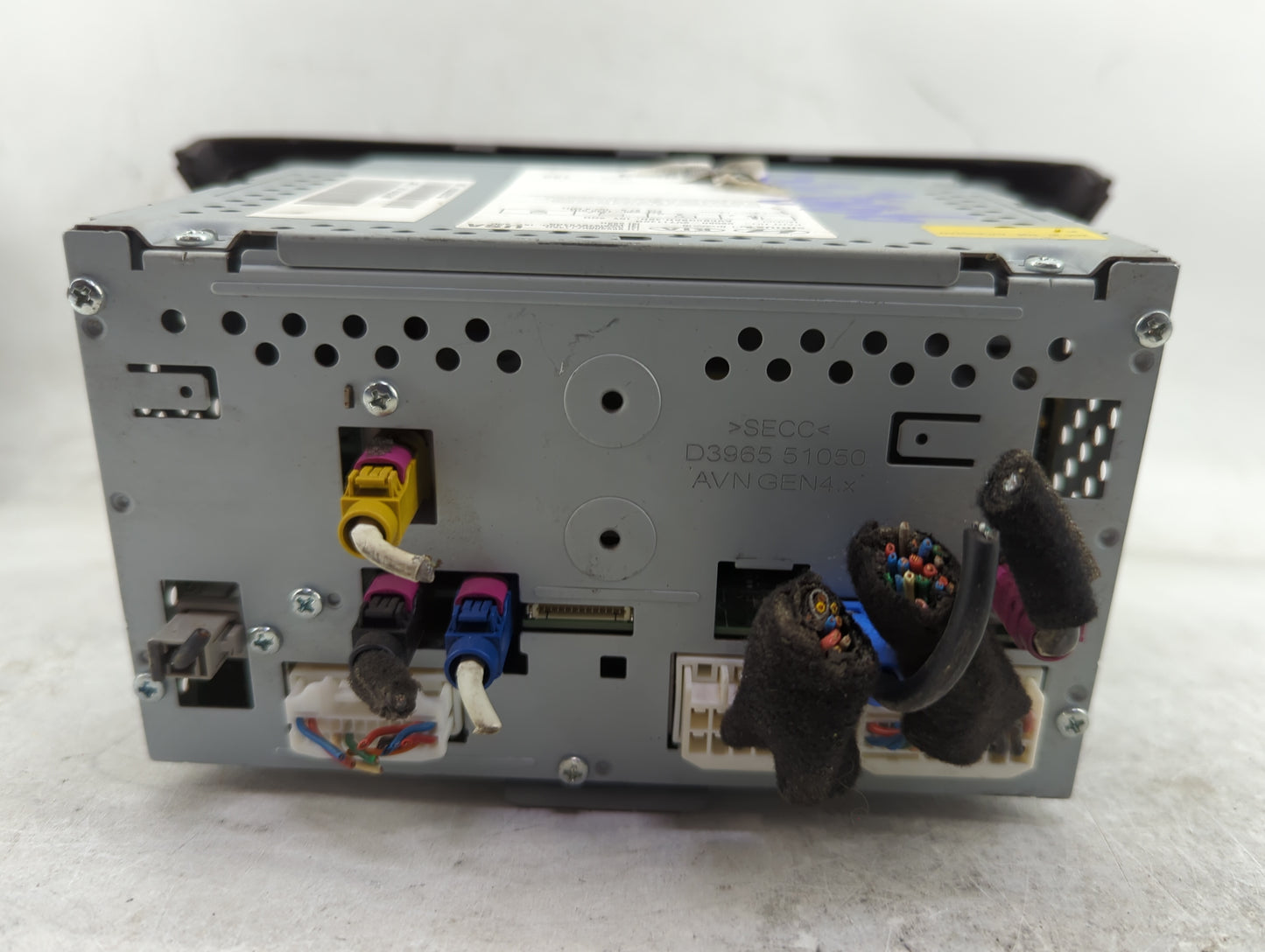 2016-2017 Hyundai Veloster Radio AM FM Cd Player Receiver Replacement P/N:965602V7114SD 96560-2V7114SD Fits Fits 2016 2017 O