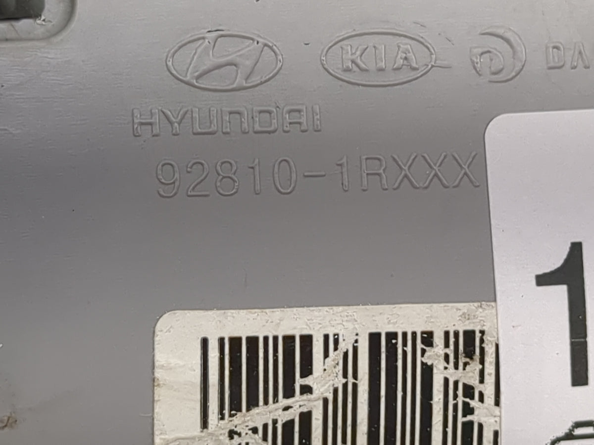 2016 Hyundai Veloster Overhead Roof Console Gray - Oemusedautoparts1.com