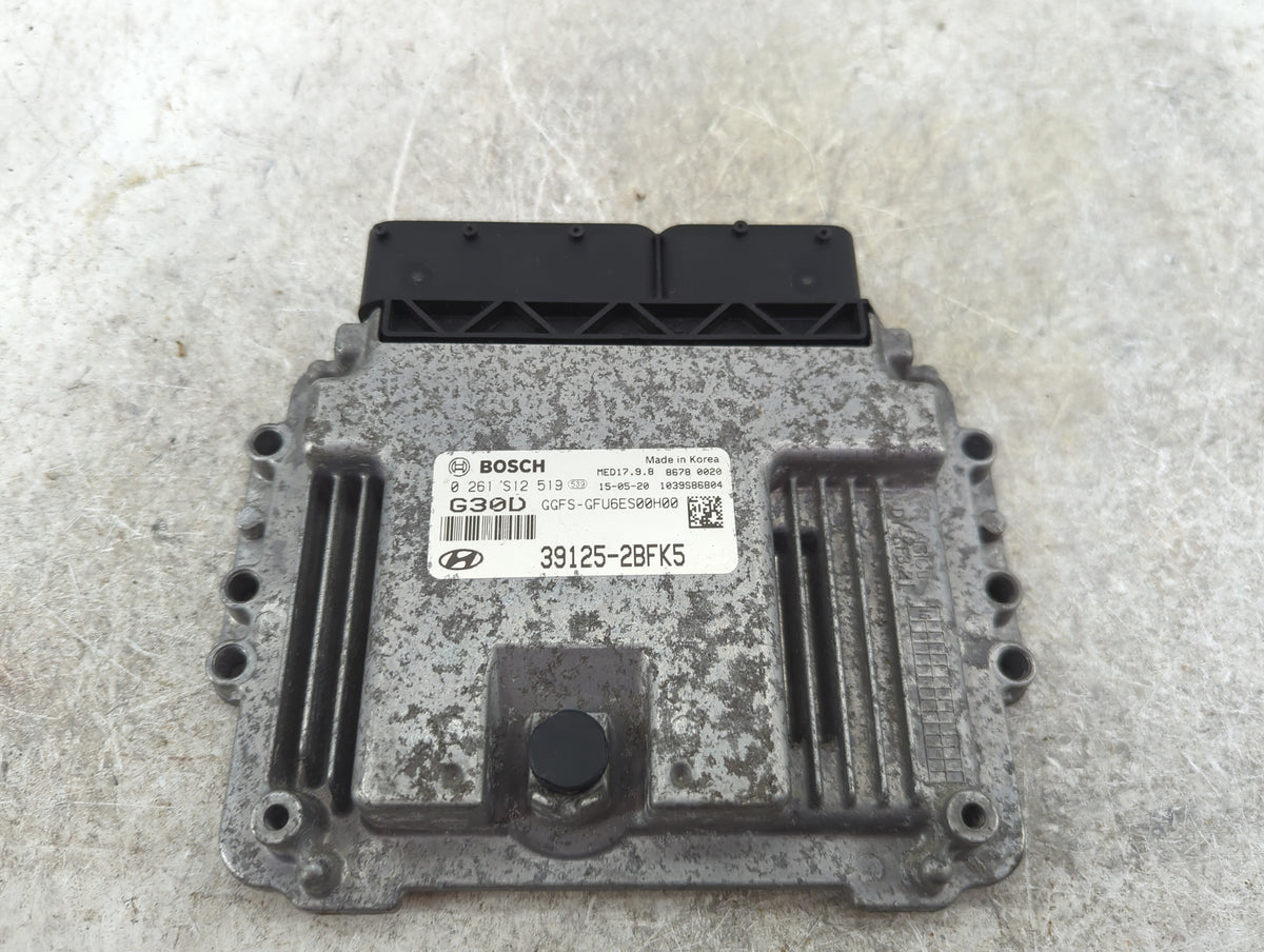 2016-2017 Hyundai Veloster PCM Engine Control Computer ECU ECM PCU OEM P/N:39125-2BFK5 0261S12519 Fits Fits 2016 2017 OEM Us