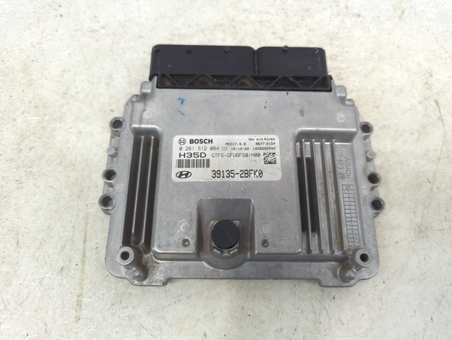 2016 Hyundai Veloster PCM Engine Control Computer ECU ECM PCU OEM P/N:39135-2BFK0 Fits OEM Used Auto Parts - Oemusedautopart