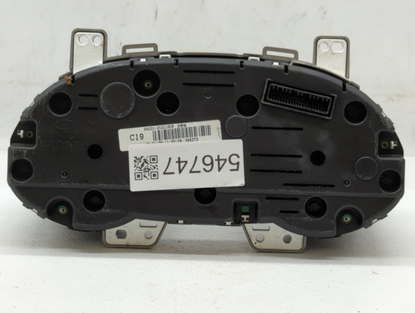 2016-2017 Hyundai Veloster Instrument Cluster Speedometer Gauges P/N:94031-2V240RDR 94031-2V201 Fits Fits 2016 2017 OEM Used