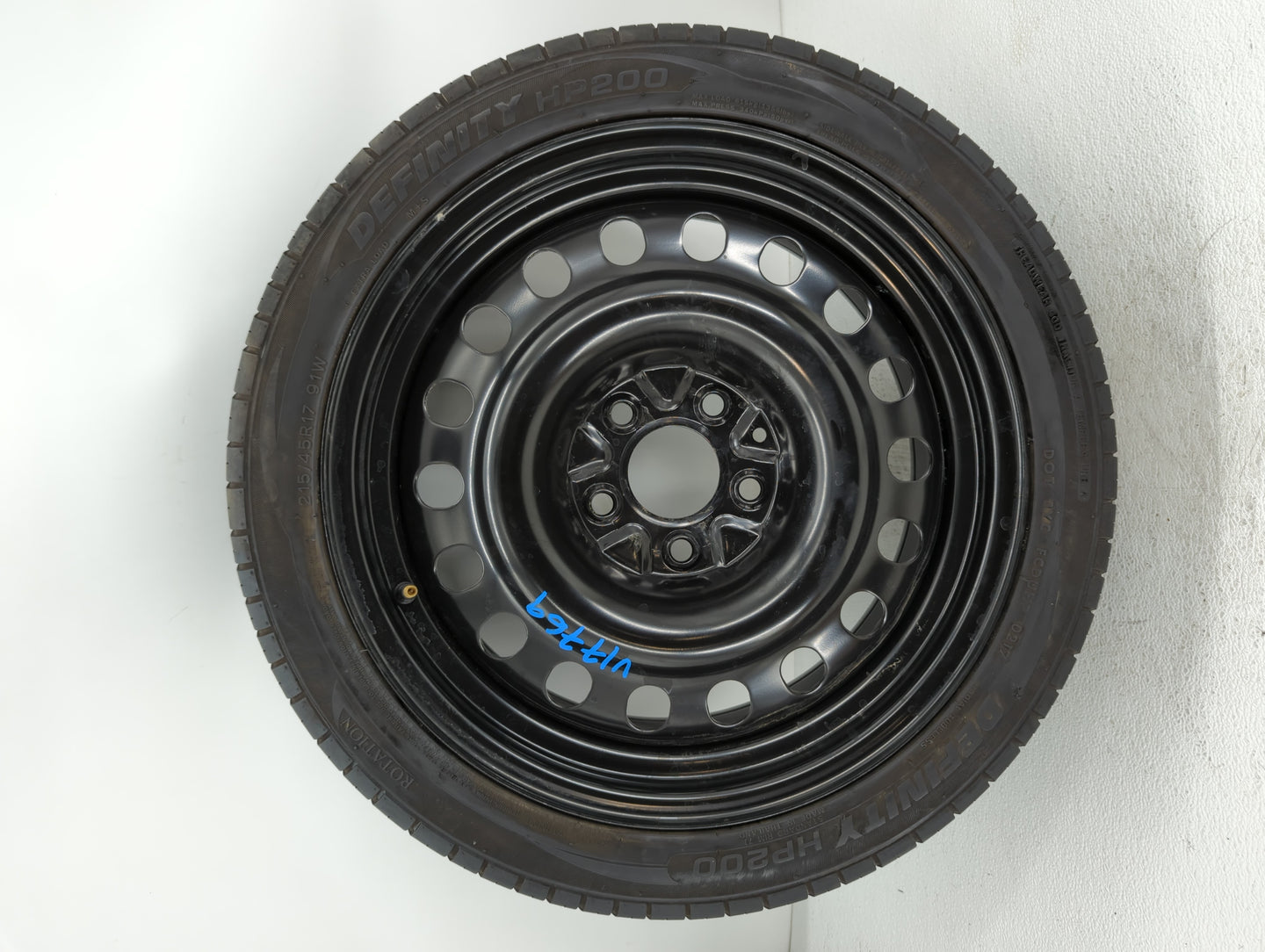 2016-2016 Hyundai Veloster Spare Donut Tire Wheel Rim Oem - Oemusedautoparts1.com