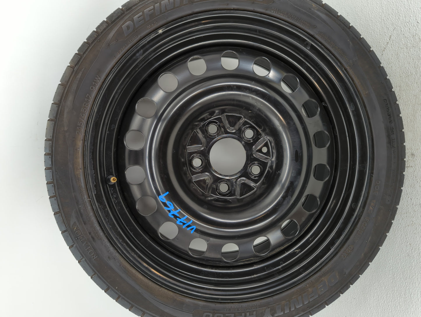 2016-2016 Hyundai Veloster Spare Donut Tire Wheel Rim Oem - Oemusedautoparts1.com