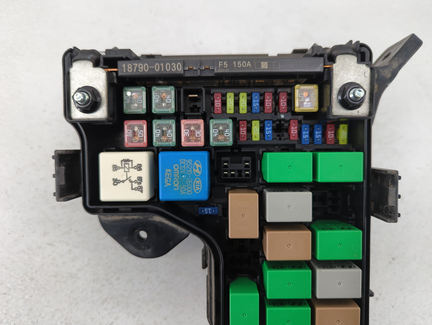 2015-2017 Hyundai Veloster Fusebox Fuse Box Panel Relay Module P/N:91305 2V157 Fits Fits 2015 2016 2017 OEM Used Auto Parts 