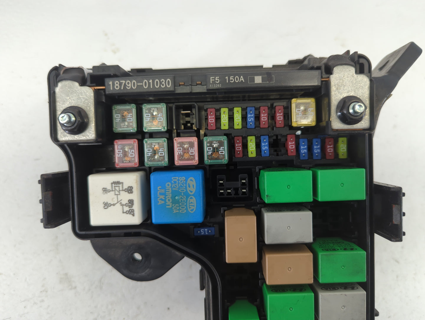 2015-2017 Hyundai Veloster Fusebox Fuse Box Panel Relay Module P/N:91305 2V137 Fits Fits 2015 2016 2017 OEM Used Auto Parts 