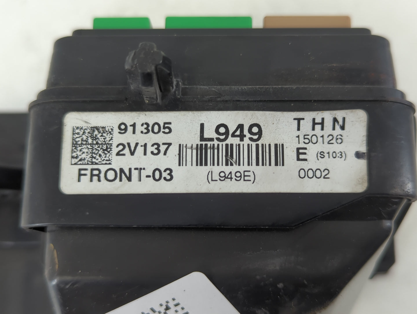2015-2017 Hyundai Veloster Fusebox Fuse Box Panel Relay Module P/N:91305 2V137 Fits Fits 2015 2016 2017 OEM Used Auto Parts 