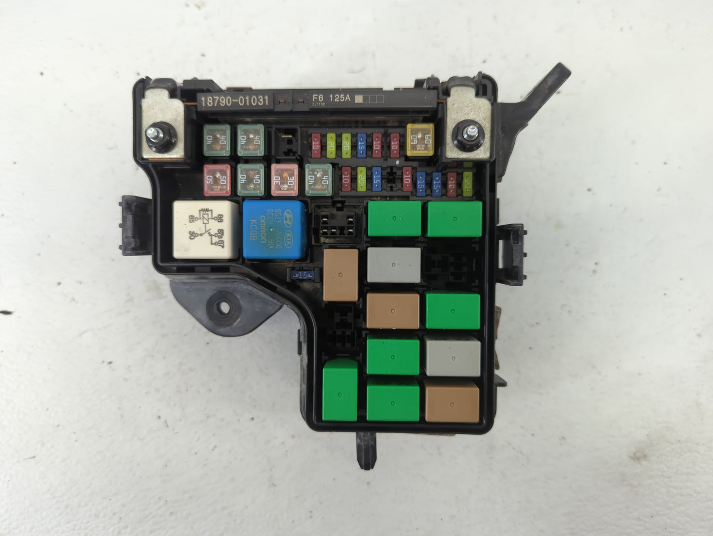 2015-2017 Hyundai Veloster Fusebox Fuse Box Panel Relay Module P/N:N91305-2V137 Fits Fits 2015 2016 2017 OEM Used Auto Parts