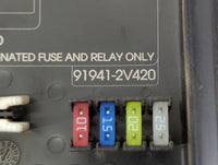 2015-2017 Hyundai Veloster Fusebox Fuse Box Panel Relay Module P/N:91941-2V420 Fits Fits 2015 2016 2017 OEM Used Auto Parts 