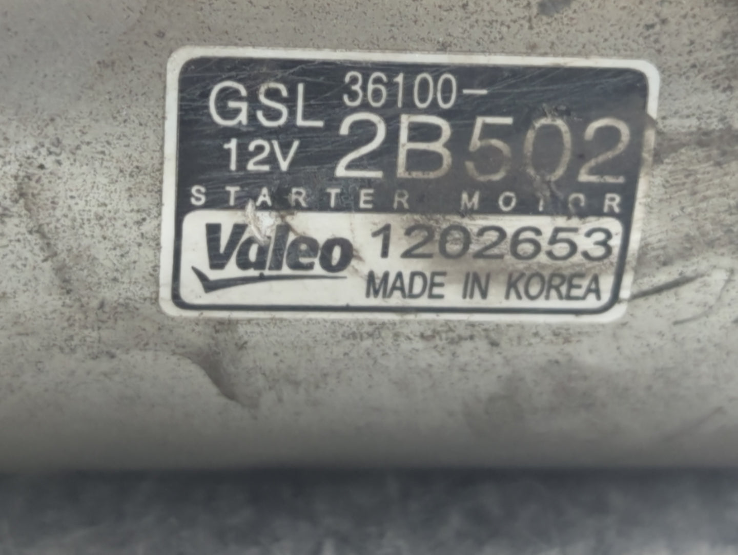 2012-2020 Hyundai Veloster Car Starter Motor Solenoid OEM P/N:36100-2B502 Fits OEM Used Auto Parts - Oemusedautoparts1.com