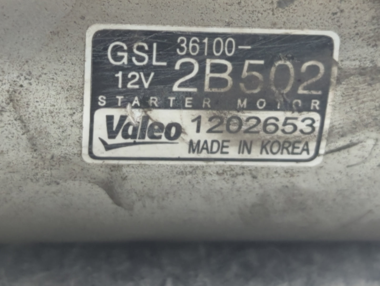 2012-2020 Hyundai Veloster Car Starter Motor Solenoid OEM P/N:36100-2B502 Fits OEM Used Auto Parts - Oemusedautoparts1.com