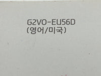 2016 Hyundai Veloster Owners Manual Book Guide P/N:G2V0-EU56D OEM Used Auto Parts - Oemusedautoparts1.com