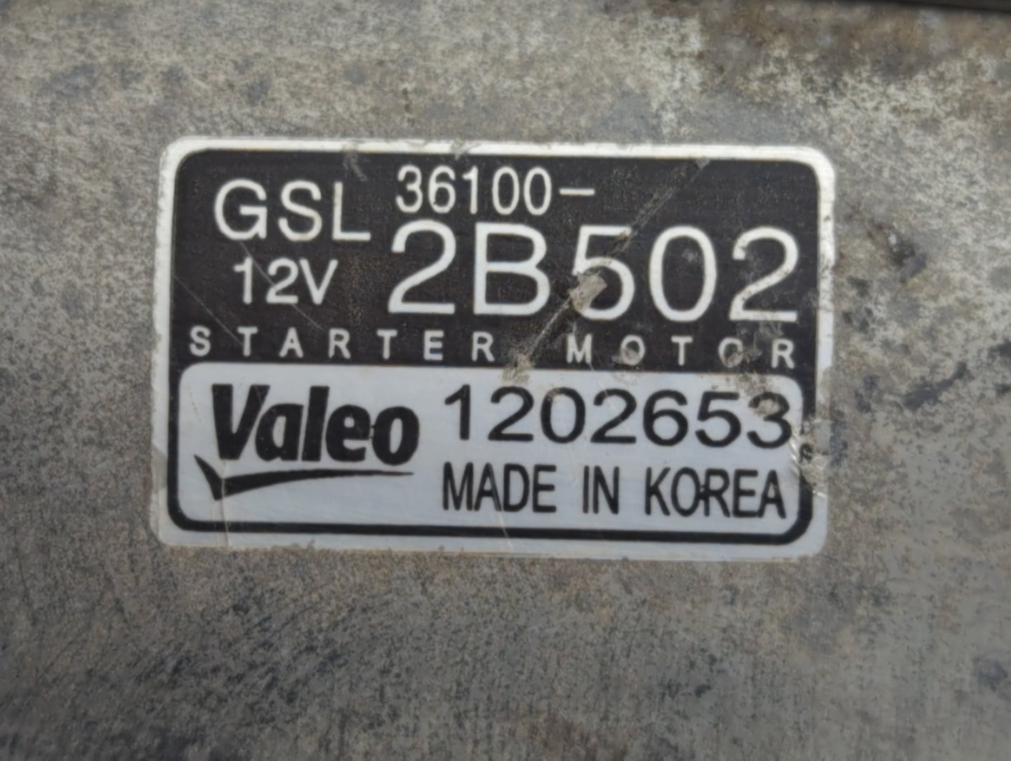 2012-2020 Hyundai Veloster Car Starter Motor Solenoid OEM P/N:36100-2B502 Fits OEM Used Auto Parts - Oemusedautoparts1.com