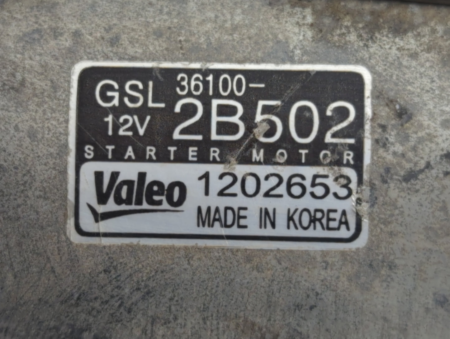2012-2020 Hyundai Veloster Car Starter Motor Solenoid OEM P/N:36100-2B502 Fits OEM Used Auto Parts - Oemusedautoparts1.com