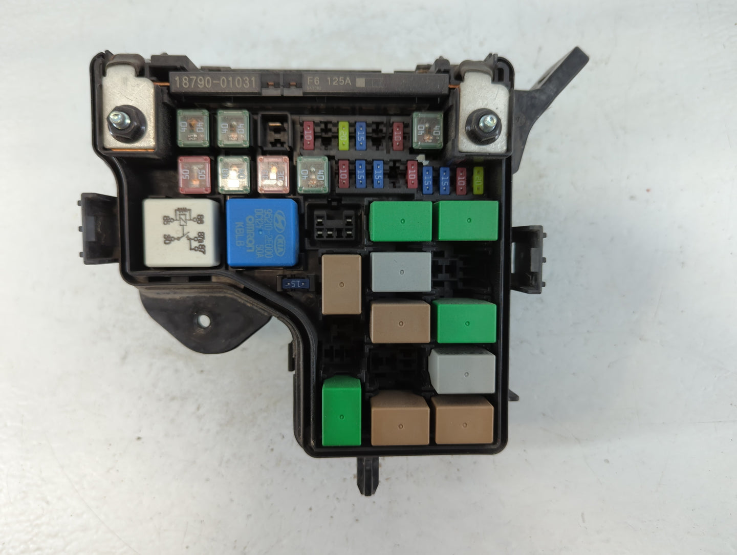 2016-2017 Hyundai Veloster Fusebox Fuse Box Panel Relay Module P/N:91236 2V179 Fits Fits 2016 2017 OEM Used Auto Parts - Oem