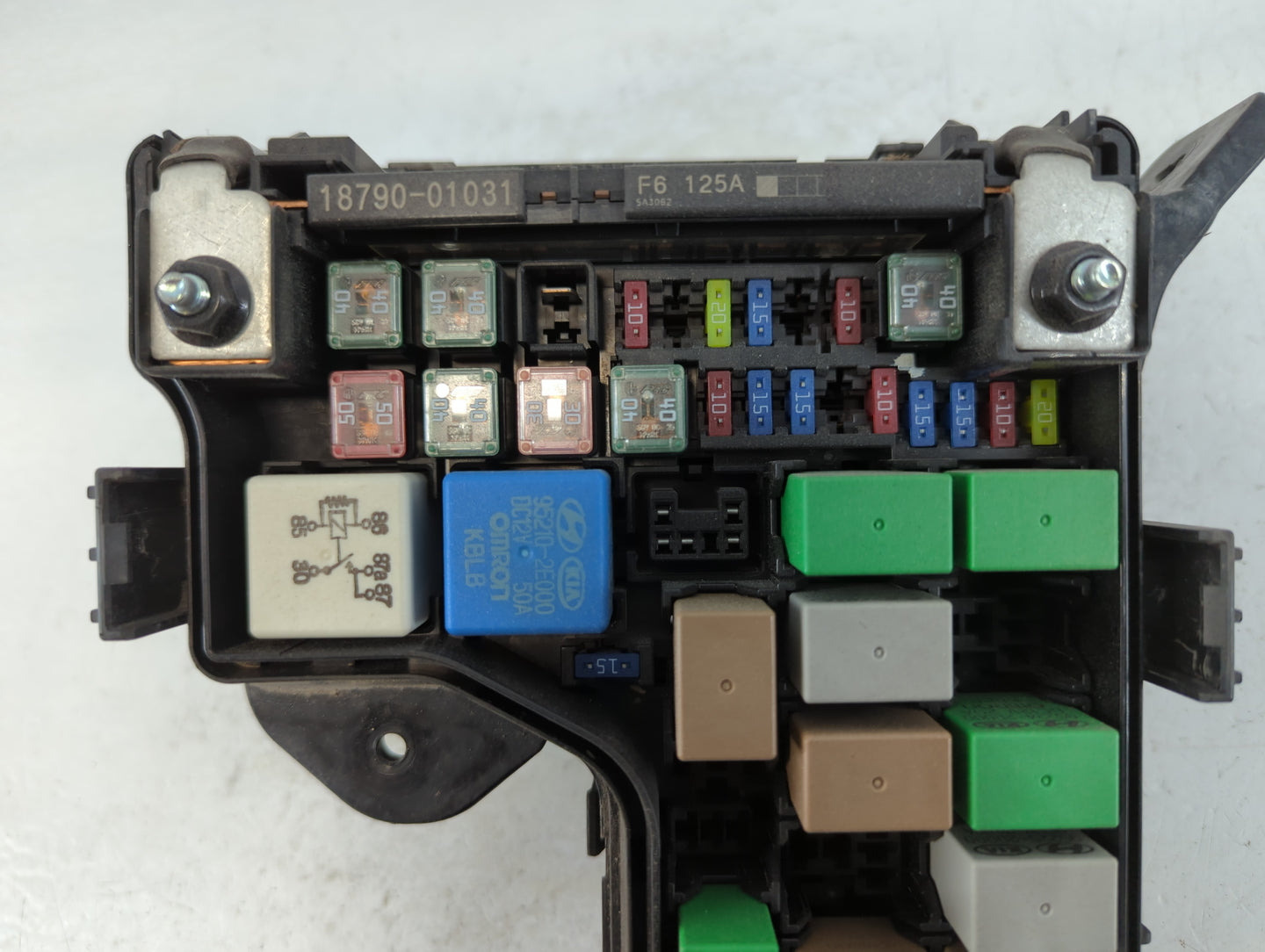 2016-2017 Hyundai Veloster Fusebox Fuse Box Panel Relay Module P/N:91236 2V179 Fits Fits 2016 2017 OEM Used Auto Parts - Oem