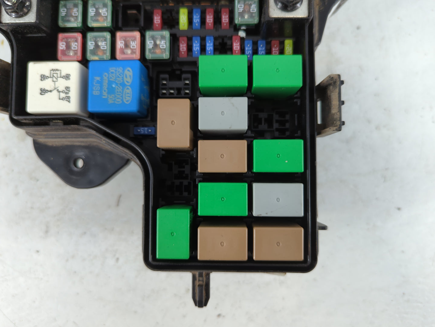 2015-2017 Hyundai Veloster Fusebox Fuse Box Panel Relay Module P/N:91236 2V039 Fits Fits 2015 2016 2017 OEM Used Auto Parts 