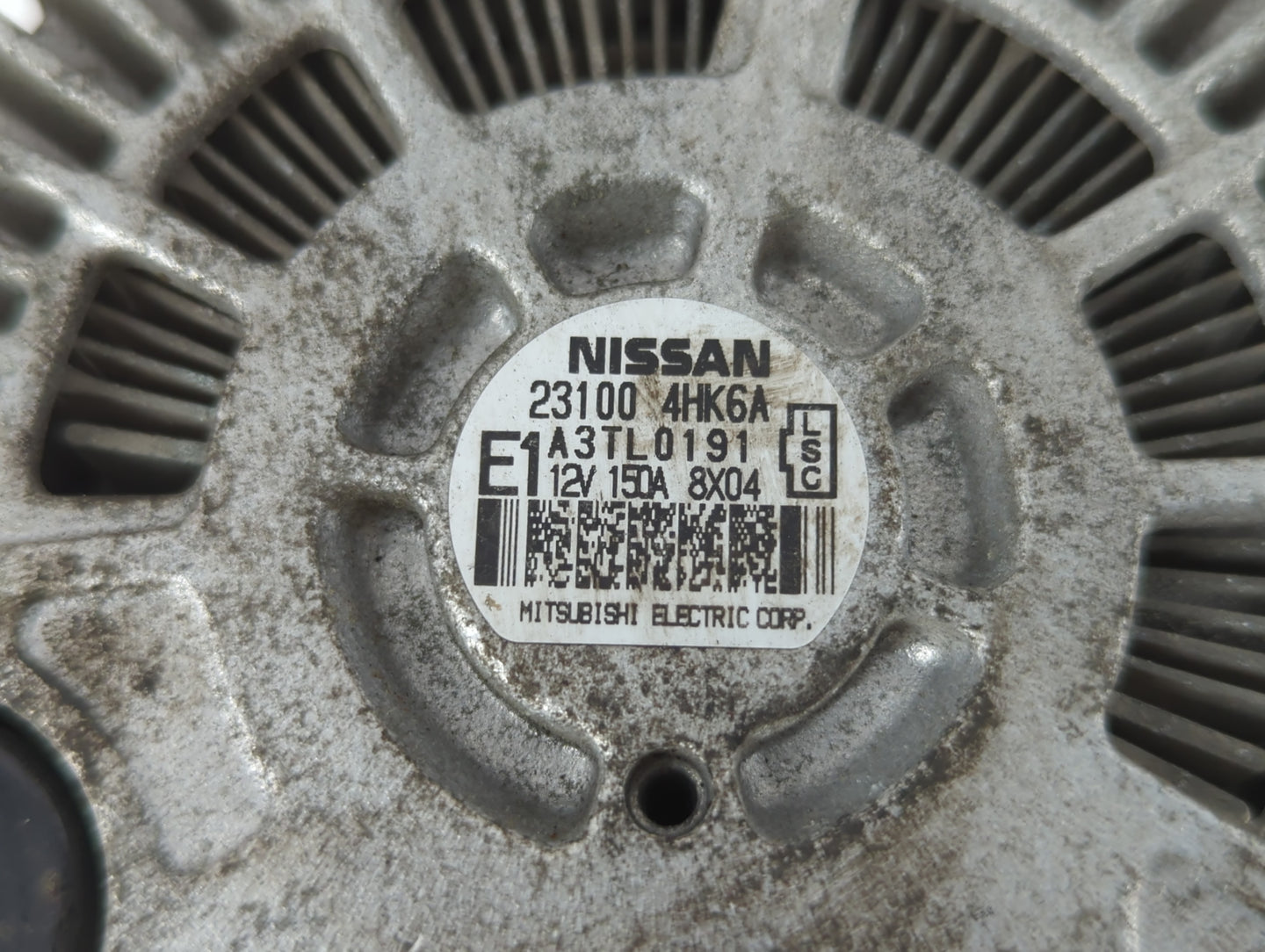 2016-2020 Infiniti Q50 Alternator Replacement Generator Charging Assembly Engine OEM P/N:23100 4HK6A Fits OEM Used Auto Part