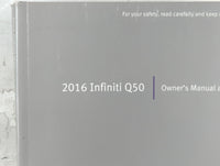 2016 Infiniti Q50 Owners Manual Book Guide OEM Used Auto Parts - Oemusedautoparts1.com