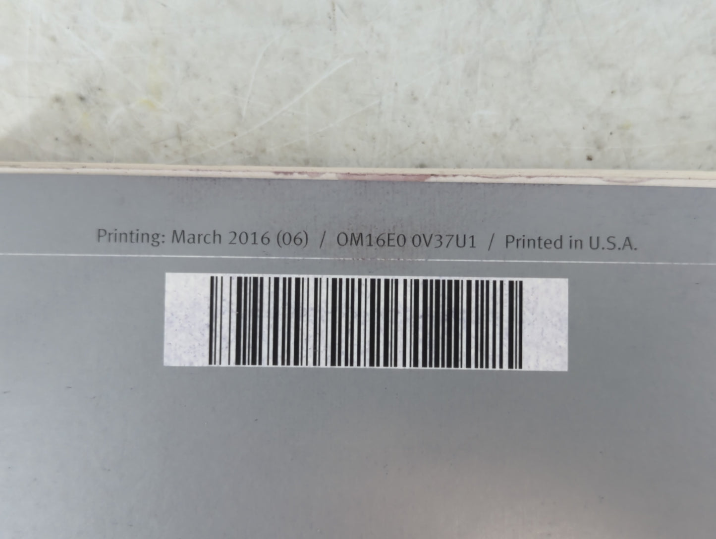 2016 Infiniti Q50 Owners Manual Book Guide OEM Used Auto Parts - Oemusedautoparts1.com