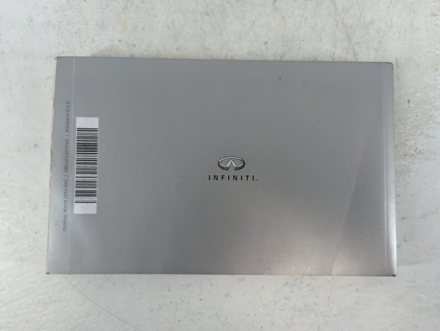 2016 Infiniti Q50 Owners Manual Book Guide OEM Used Auto Parts - Oemusedautoparts1.com