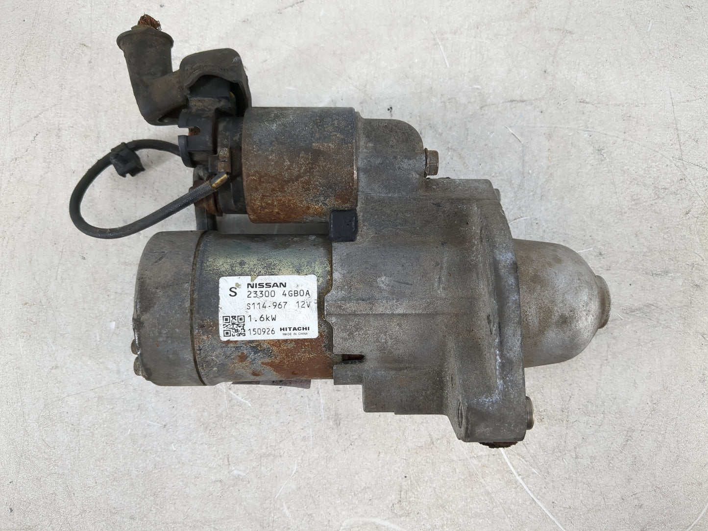 2016 Infiniti Q50 Car Starter Motor Solenoid OEM P/N:150926 23300 4GB0A Fits OEM Used Auto Parts - Oemusedautoparts1.com