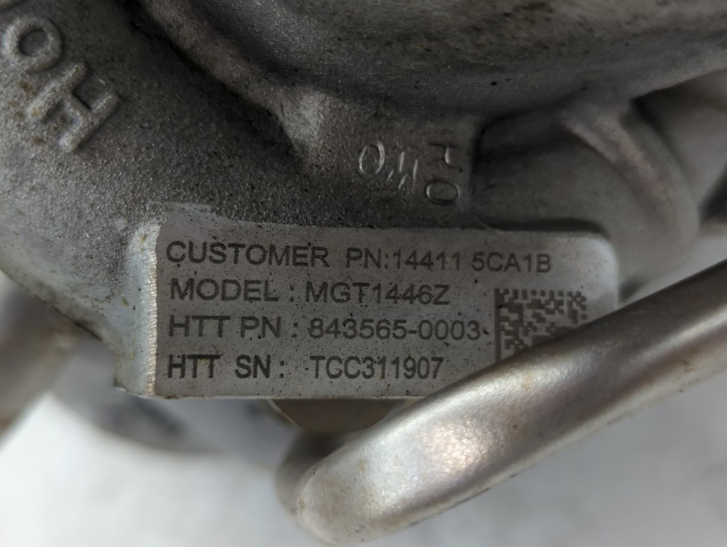 2016 Infiniti Q50 Turbocharger Turbo Charger Super Charger Supercharger - Oemusedautoparts1.com