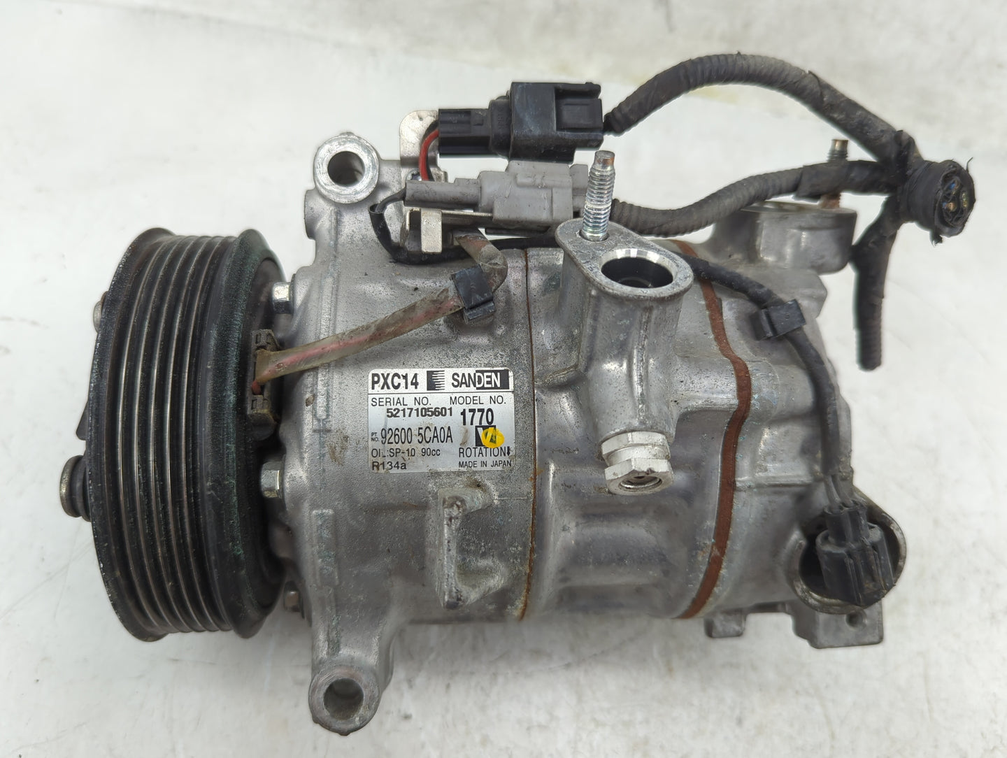 2016-2020 Infiniti Q50 Air Conditioning A/c Ac Compressor Oem - Oemusedautoparts1.com
