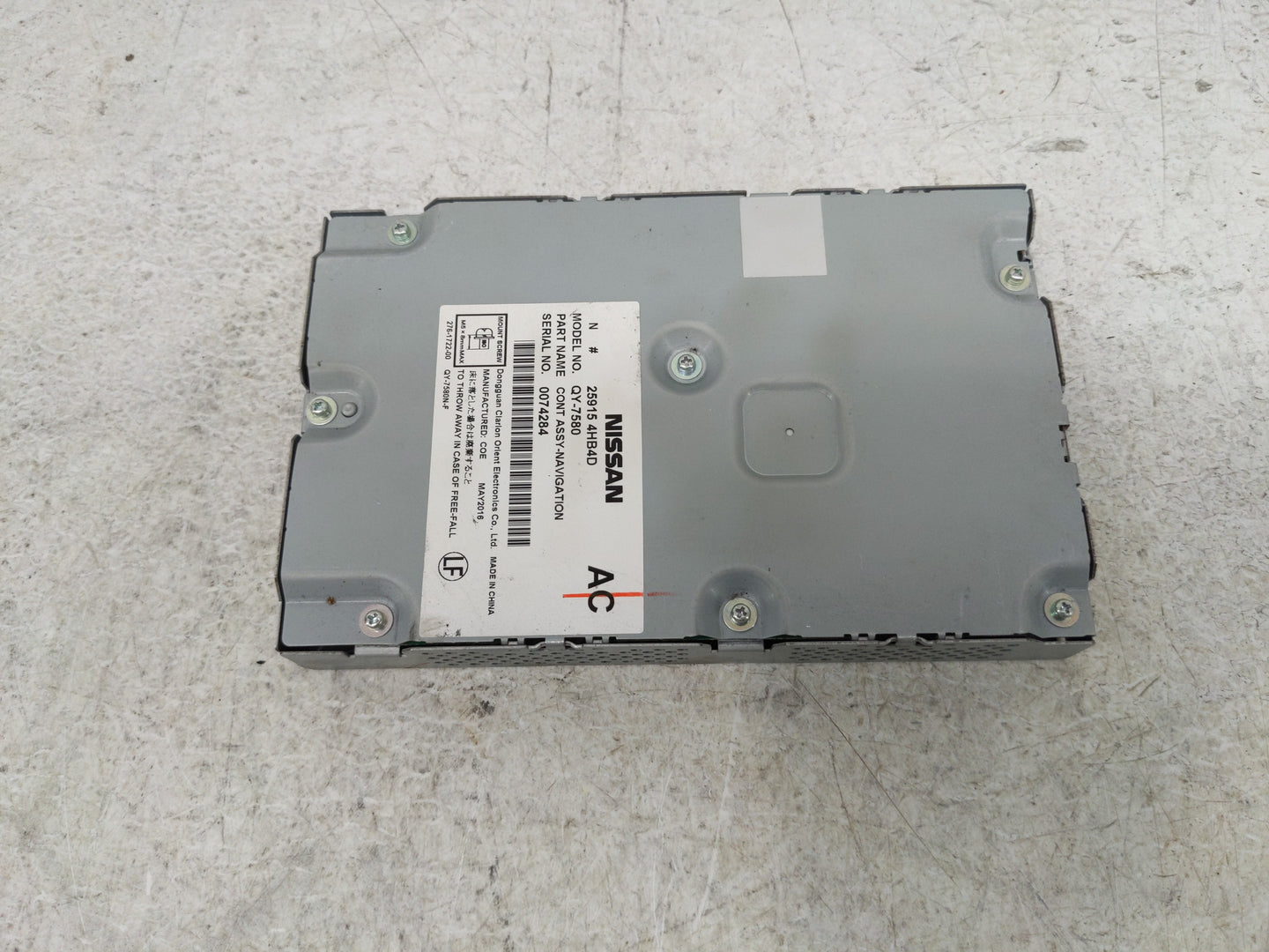 2016-2017 Infiniti Q50 Driver Assist Control Module 25915 4hb4d - Oemusedautoparts1.com